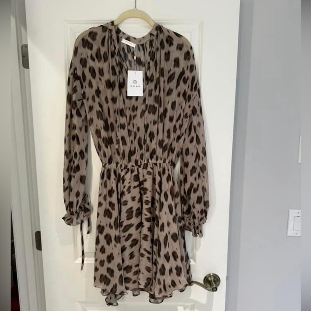 Anime Bing dress. NWT. Size S. Leopard print.